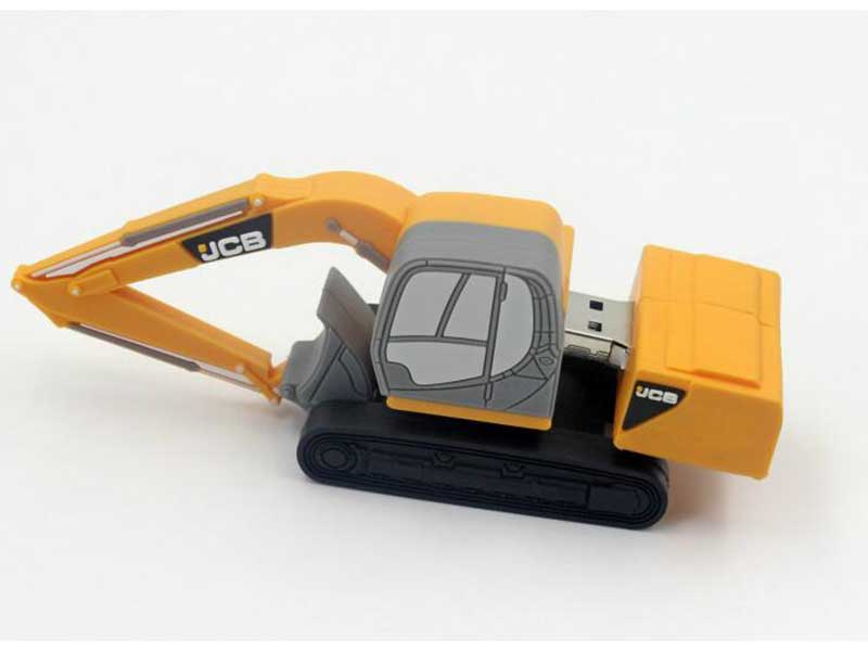 custom car shape pvc usb flash drive /Excavator pvc usb stick