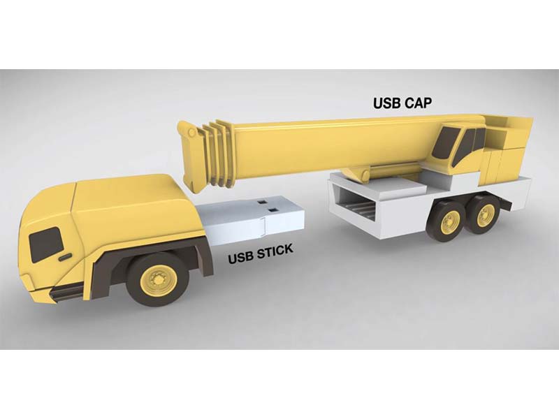 China usb drive truck pvc usb stick customized