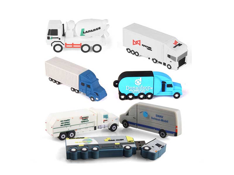 branded USB drive pvc car shape memory stick 32GB 64GB