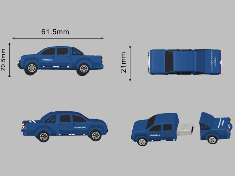 new design car shape pvc usb stick 16GB