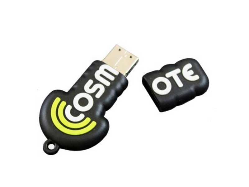 Custom any shaped 2D PVC USB drive memory stick gift