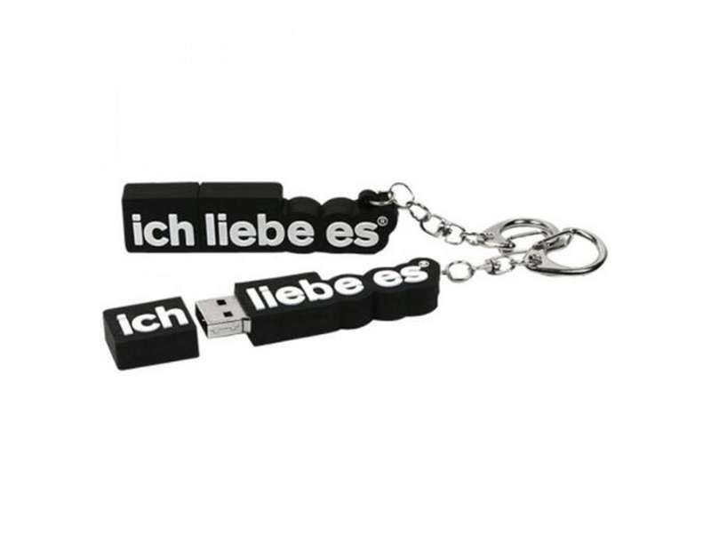 Logos and texts can be customized with relief. C Once you acquire a PVC USB Flash Drive