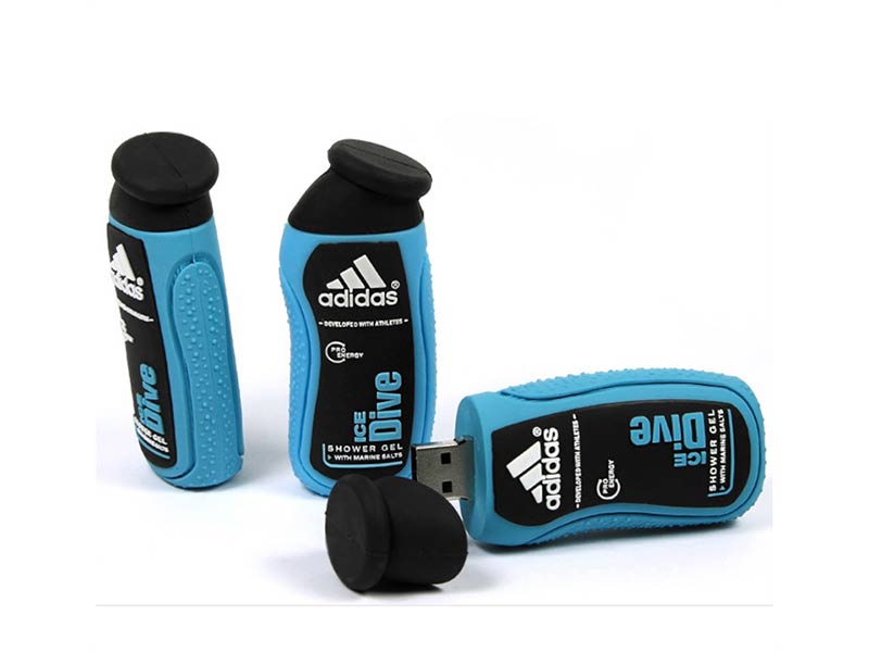 men grooming custom bottle shape pvc usb flash drive memory stick