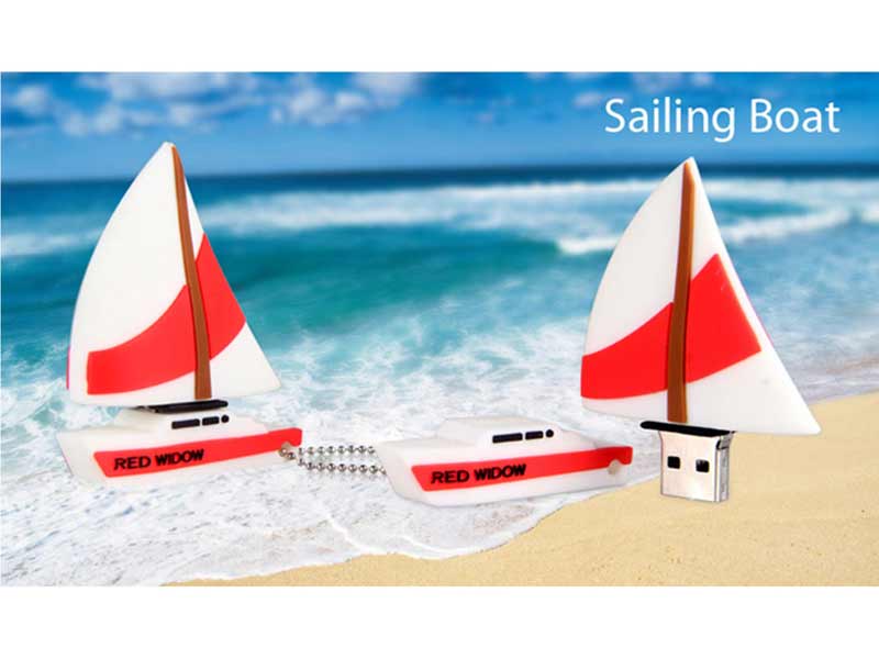 Promotional Gift custom boat pvc usb flash drive funny gifts 8gb