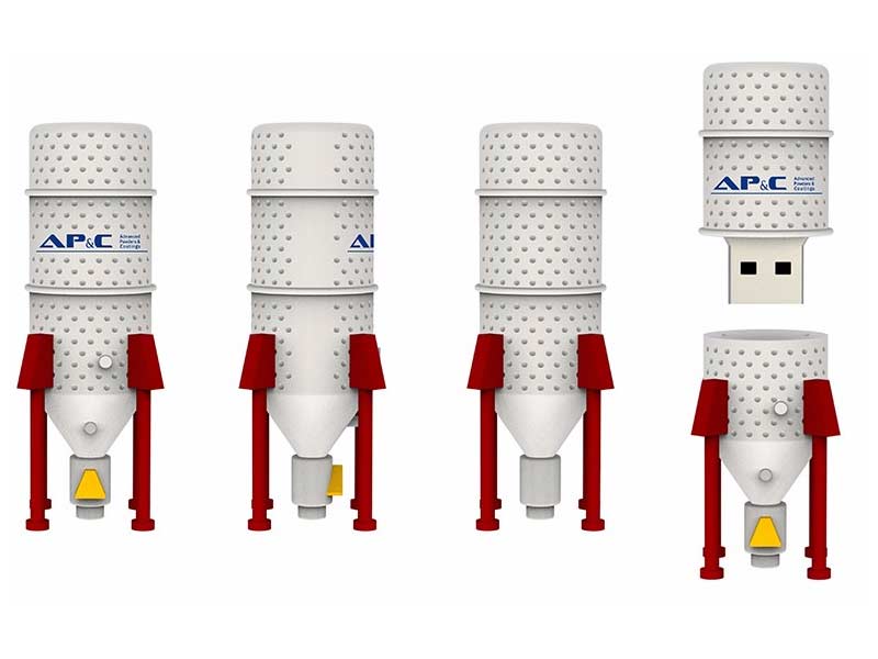 Custom pvc Mechanical equipment shaped AP&C Equipment USB Flash Drive usb stick promotion Gift