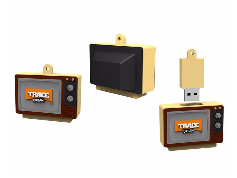 Customized TV Set pvc USB flash drive company Gift 8GB 16GB 32GB