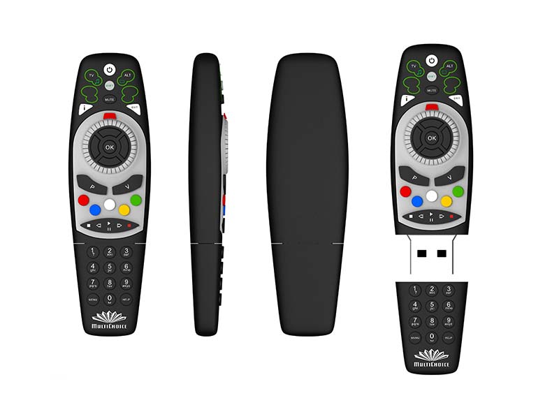 customized Remote Control Style pvc usb flash drive promotion gift