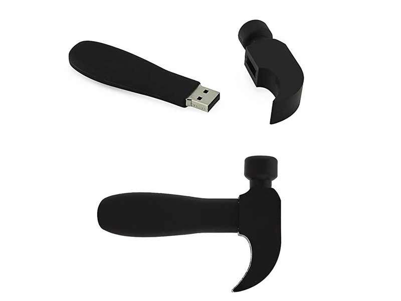 customized pvc Cartoon Hammer Shape Gift USB Flash Drive USB Flash Disk Pen Drive Memory Stick Pendrive
