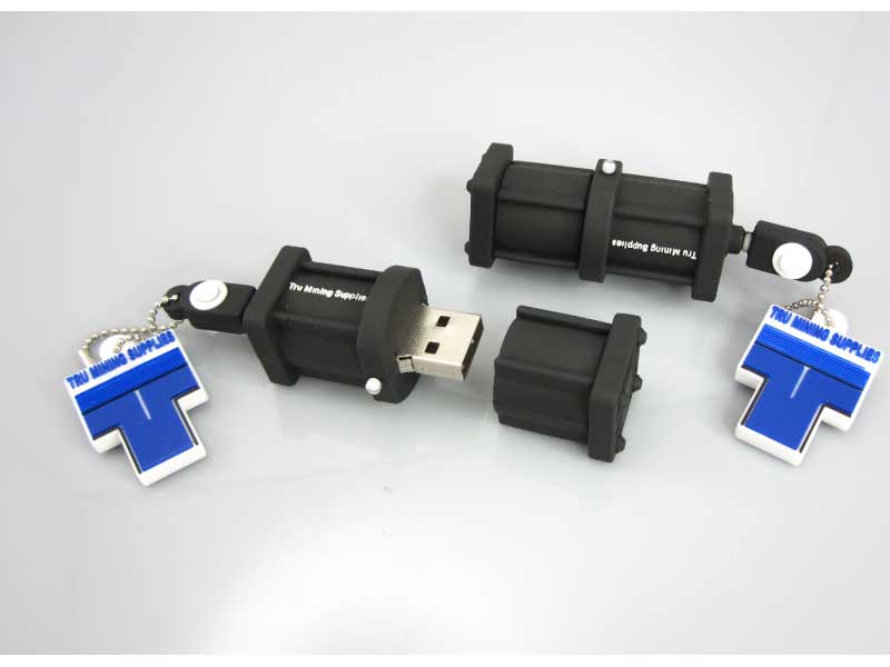 custom pvc Machine Tru Mining add your logo promotion gift