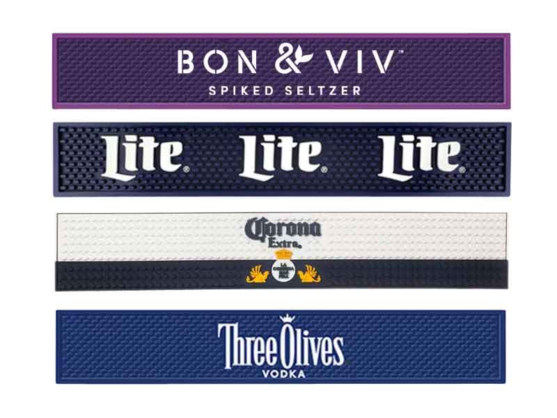 Hot Sale Non-slip PVC Rubber Bar Mat with logo Rubber Alcohol bar Runner for Bars No reviews yet 10 sold