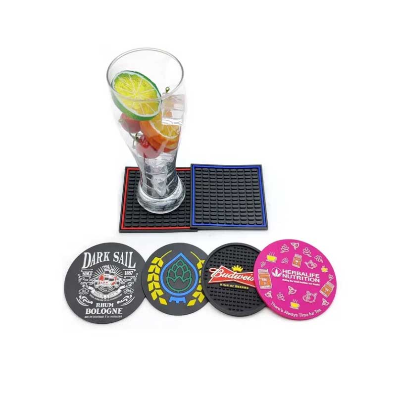 Soft Rubber Non-slip Coasters